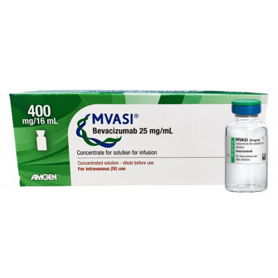 MVASI 400 MG / 16 ML ( BEVACIZUMAB 25 MG / ML ) CONCENTRATE FOR DILUTION FOR IV INFUSION 16 ML VIAL